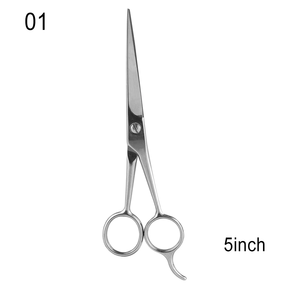 5 inch 1 шт., 5-6,5 дюймов, Профессиональные Парикмахерские ножницы из нержавеющей стали, обычные ножницы, парикмахерские ножницы, инструмент для укладки волос - Цвет: 5 inch