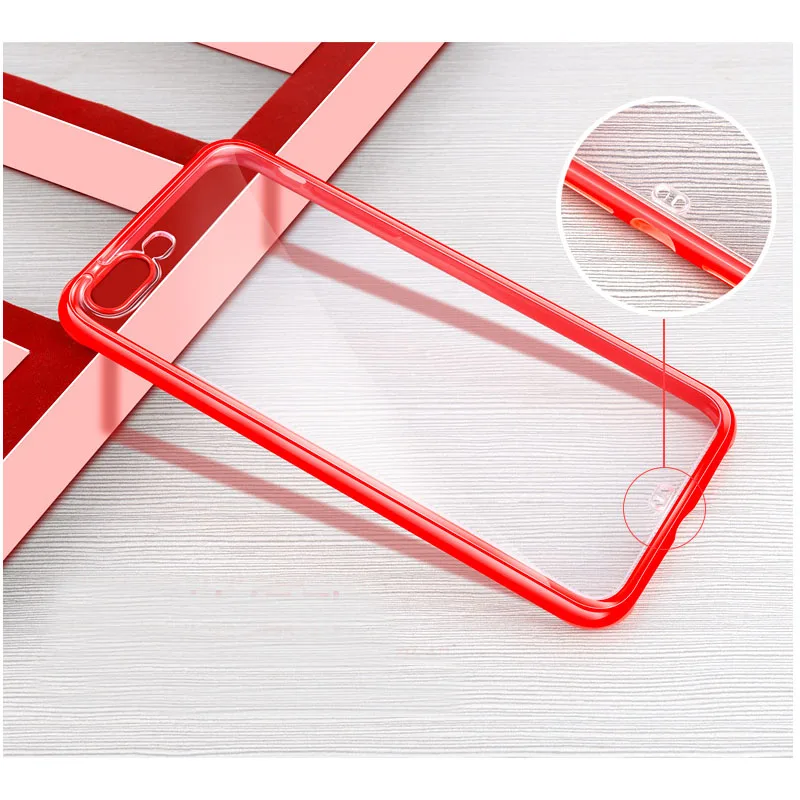 Transparent Shockproof Bumper TPU Silicone Phone Case For iPhone X XS XR Max 8 7 6 6S Plus Clear Protection Back Cover |