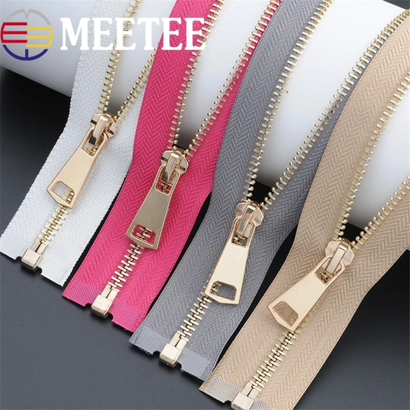 2шт Meetee 85 см металлическая молния размыкающаяся змейка закрытие DIY шитье пуховик