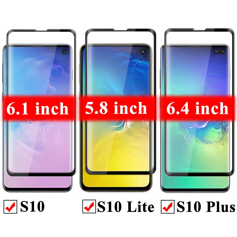 3D Защитное стекло для samsung S10 Plus, Защитная пленка для экрана S10e Lite из закаленного стекла 10e Armor S 10 E, Защитная пленка для экрана S10plus Samsyng 10S