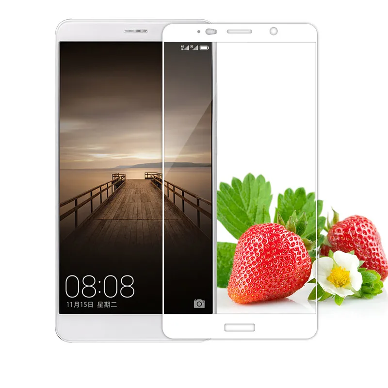 Шелковое закаленное стекло с полным покрытием для Huawei Enjoy 6s mate 7 8 9 10 S Nova plus Nova2