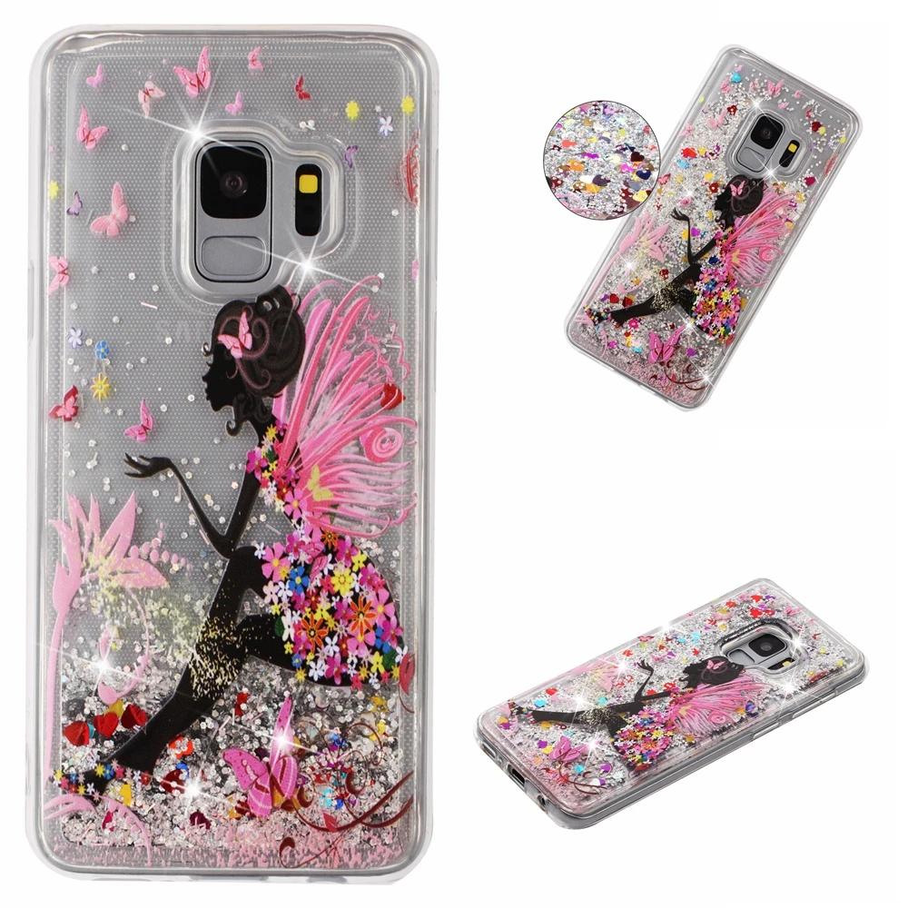 For Samsung Galaxy S9 S 9 SM-G960F/DS SM-G960F Dynamic Liquid Quicksand Cover SM G960F/DS G960F G960W G960N G960U Bling Cases | Мобильные
