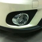 Из АБС-пластика, хромовые автомобильные передние противотуманные фары светильник тумана Светильник Крышка отделки, пригодный для dodge путешествие fiat freemont 2011-2017