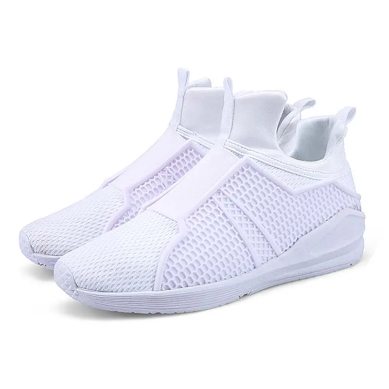 New exhibition Sneakers Brand Hot Sales Mens Casual Mesh Shoes Lightweight Fly Weave Breathable Fashion Men Walking shoes Hombre | Обувь