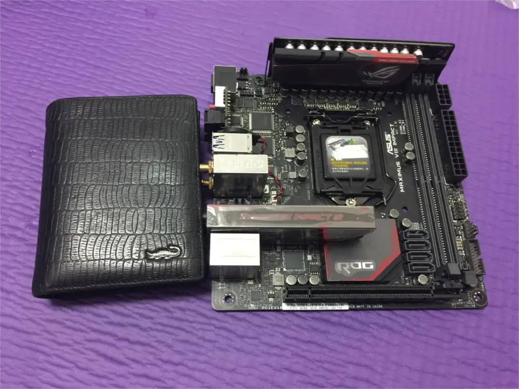 ASUS MAXIMUS VII IMPACT M8I ITX материнская плата Z170 1151 DDR4 используется 90% новый | Компьютеры и