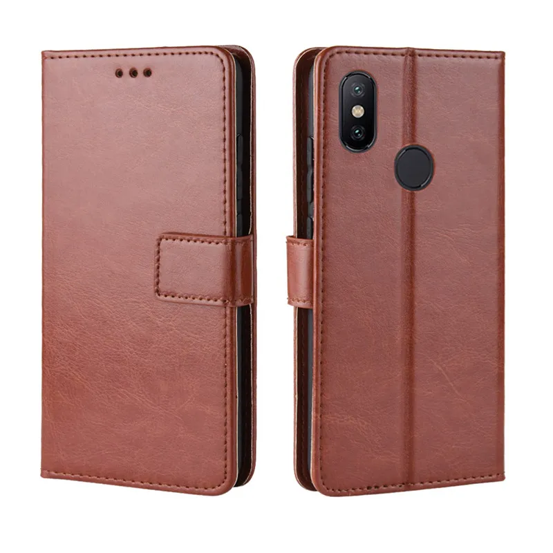 Xiaomi Mi Mix 2 S Чехол Флип Роскошный кошелек Обложка на заднюю панель из искусственной