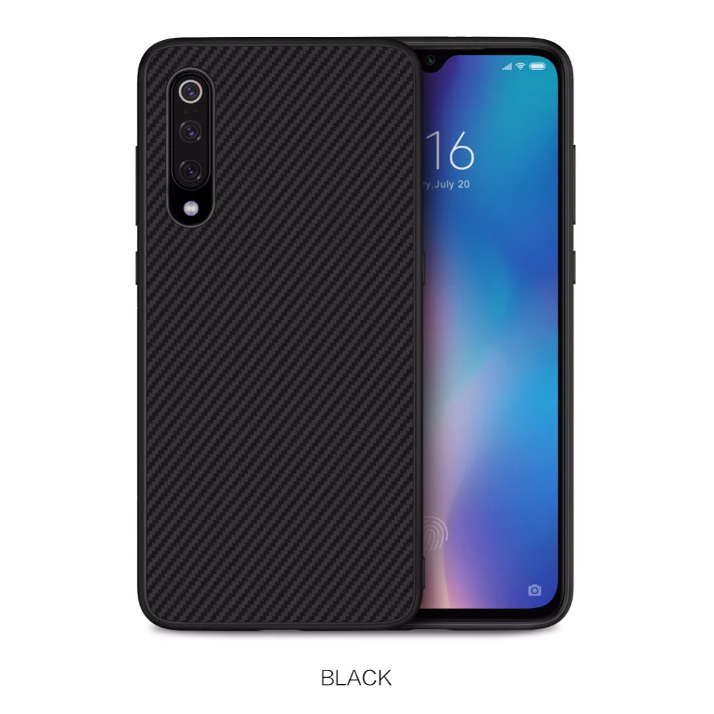 Case For xiaomi mi 9 Original NILLKIN Synthetic Fiber Texture Non-slip Bumper Back Cover mi9 | Мобильные телефоны и