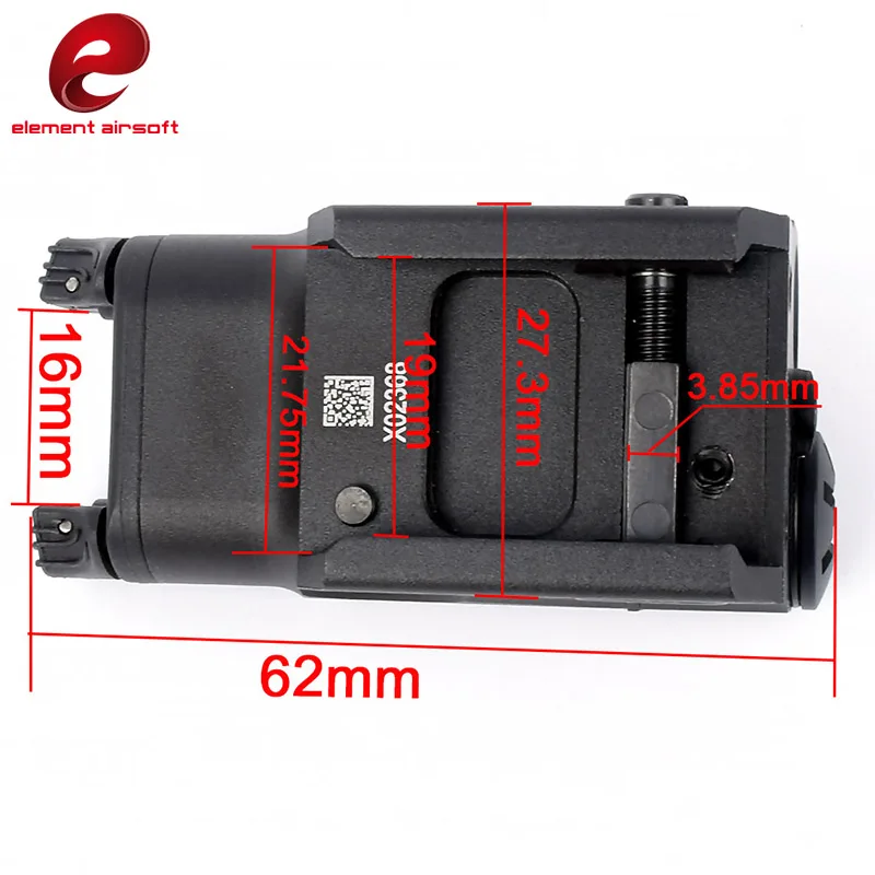 Элемент очки для страйкбола тактические XC2 ультра красный точечный Лазер