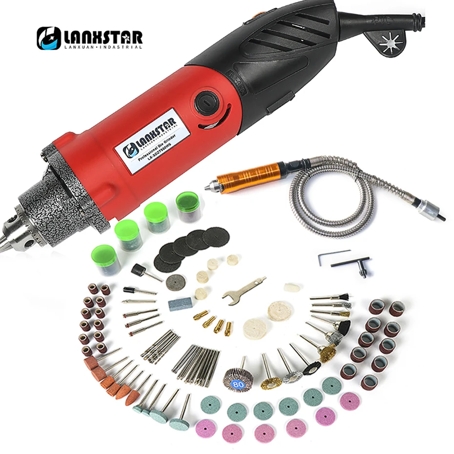 Электрическая дрель LANXSTAR 7500WS вращающаяся в стиле Dremel электрическая