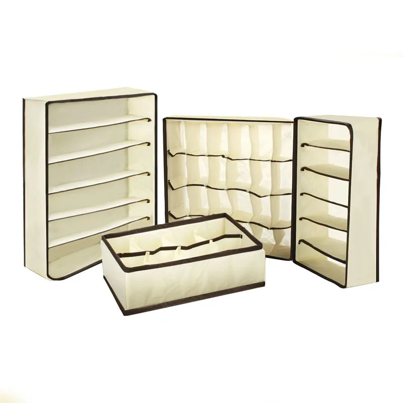 4 шт. коробка для хранения нижнего белья носков и трусов|storage drawers|set boxset clothes |