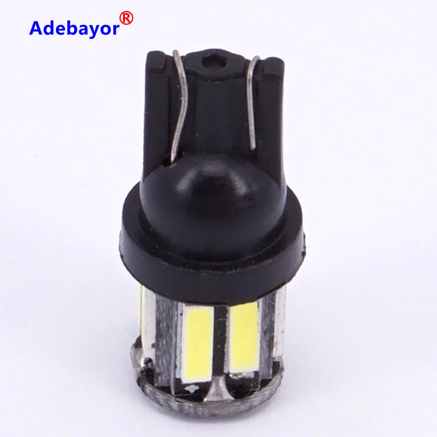 10 шт. t10 DC12v smd 194 W5W 7014 светодиодное автомобильное освещение 7020 для стайлинга