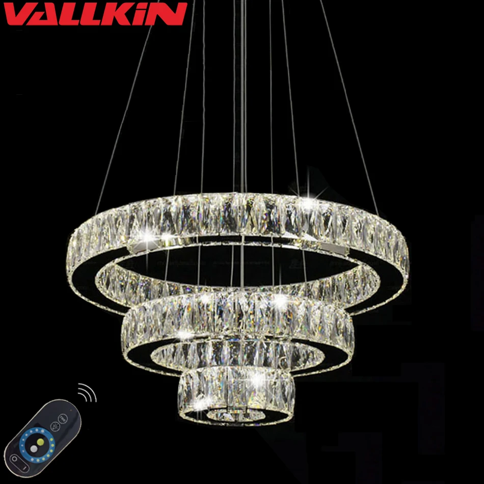 Домашний Декоративный светодиодный светильник с подвеской из кристаллов