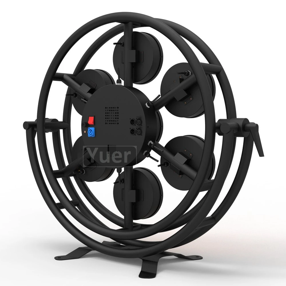 Goedkoop 4 Stks/partij Nieuwe Projector Dj Stage Light Hexagon/Ronde 7X300W Halogeen Retro Flitslicht Muziek Magic Effect Disco Dj Party Lamp