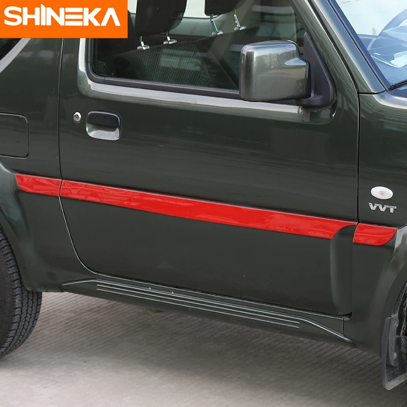 SHINEKA ABS автомобильный Стайлинг корпус автомобиля дверь боковой молдинг крышка