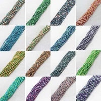 mini order is 7 3mm multicolor snow jades stones round diy jewelry making loose beads 15