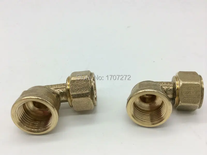 Бесплатная доставка L1216 * 1/2 PEX al трубный коннектор гнездовая нить розетка штуцер