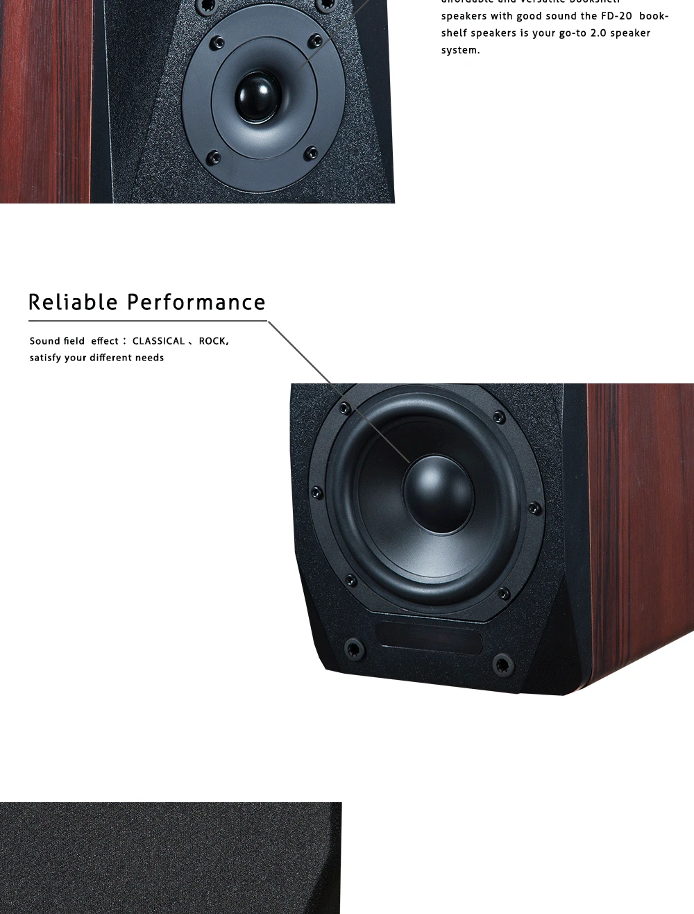 CAV FD-20 книжная полка динамик 2,0 Bluetooth акустическая система деревянный музыкальный динамик s для Колонка для компьютера Саундбар 5,25 дюймов Новинка