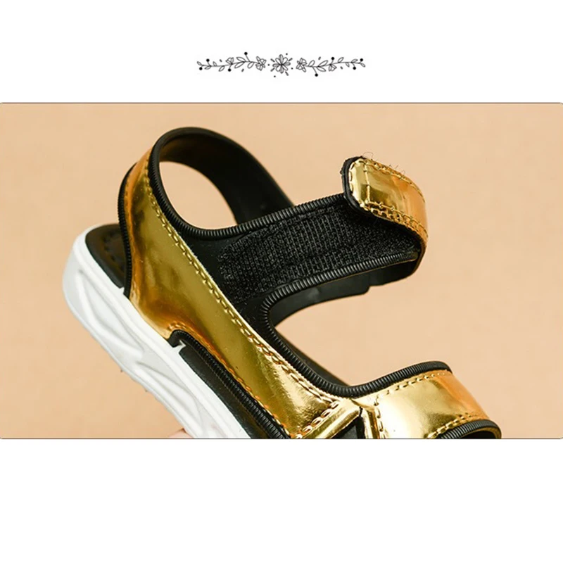 2019 девушка детские сандалии для принцесс пляжная обувь летние кожаные туфли |