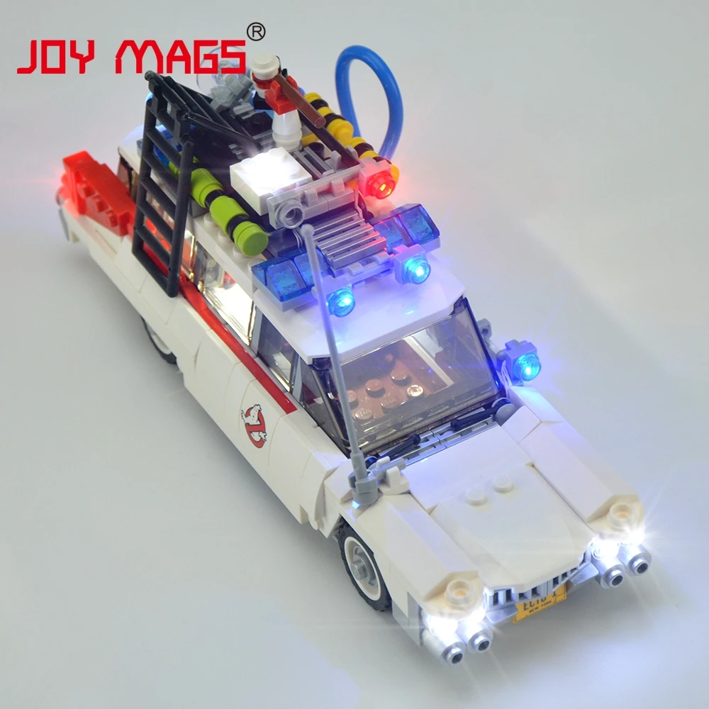 JOY MAGS светодиодный светильник комплект для охотников за привидениями Ecto-1 светильник набор совместим с 21108(не включает модель