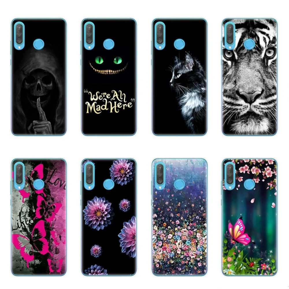 Мультяшный чехол для телефона Huawei P30 P20 Lite Pro P8 P9 P10 2017 Mate 10 20 Honor 9 10i 8X 8C из ТПУ |