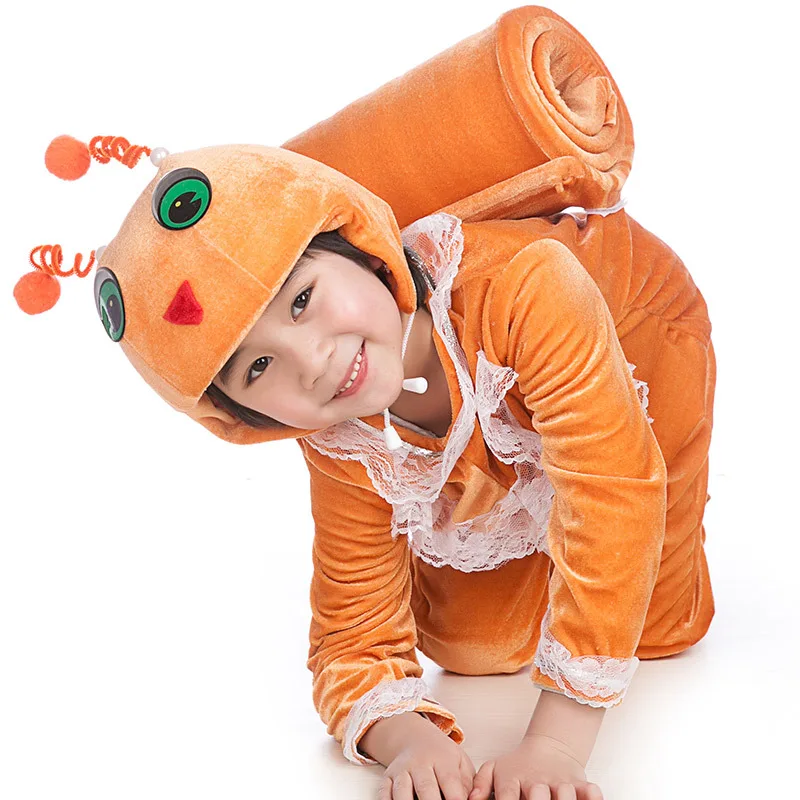 New Design Boy Girl Cute Cartoon Animal Snails Costume Cosplay Clothing For Kids Children's Costumes Carnival |
