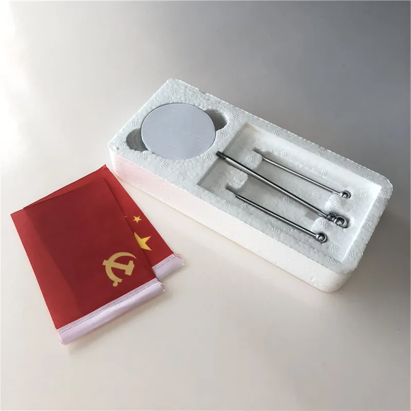 Y тип золотой и серебряный флагшток из нержавеющей стали для украшения