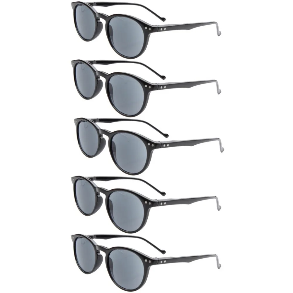 R071 Eyekepper 5 Pack овальные круглые пружинные петли очки для чтения включает в себя