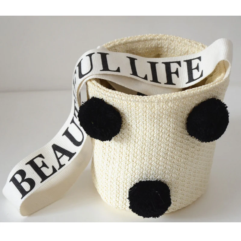 Для женщин соломенная сумка 2018 Новый Дизайн ткань сумки богемные пляжные ручной