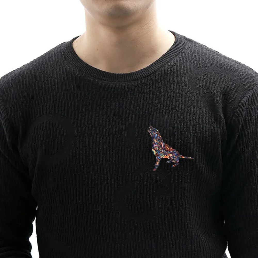 Стильная дикая брошь новая симпатичная индивидуальная брошка с животным узором