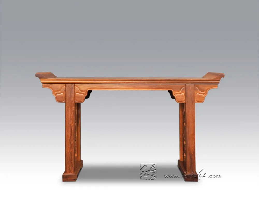 Углубленный стол с двумя ножками реверсивными фланцами Китайская классическая