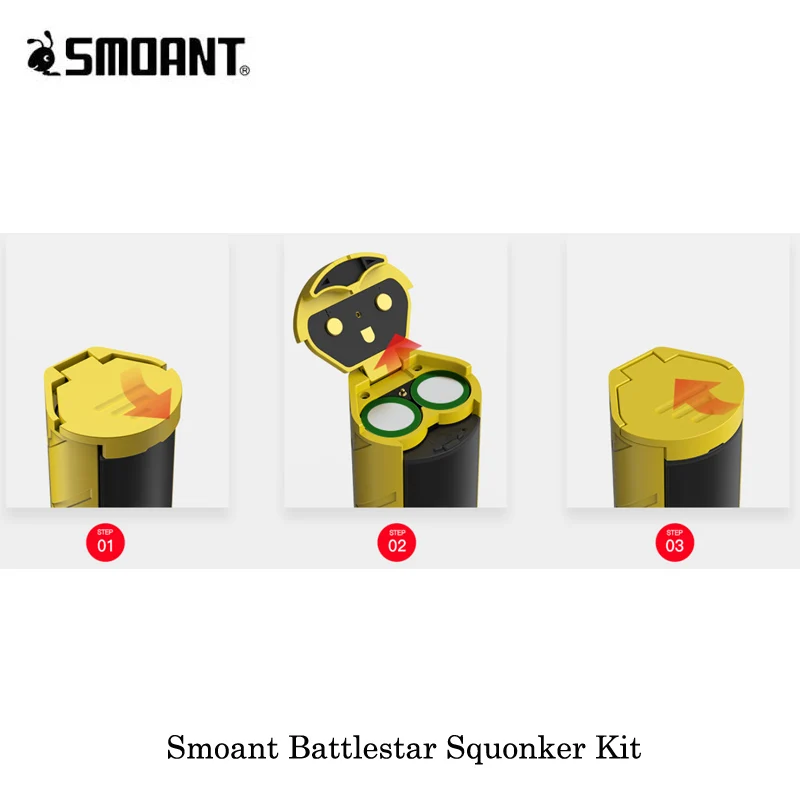 Электронные сигареты Smoant Battlestar 200 Вт TC Squonker Kit 7 мл емкость RDA питание от двух 18650 Vape