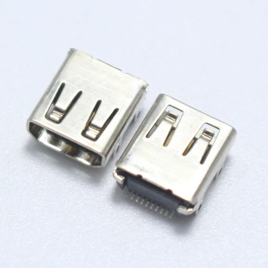 1 шт. 19Pin SMD разъем Micro HDMI с 4 фотовспышками Женский Разъем HD видеоразъем для