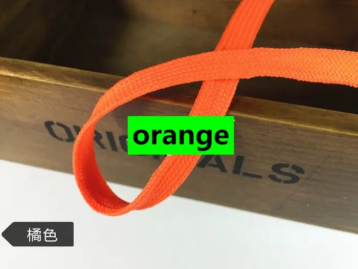 12 мм аксессуары ручной работы плоская веревка полиэфирная цветной декоративный