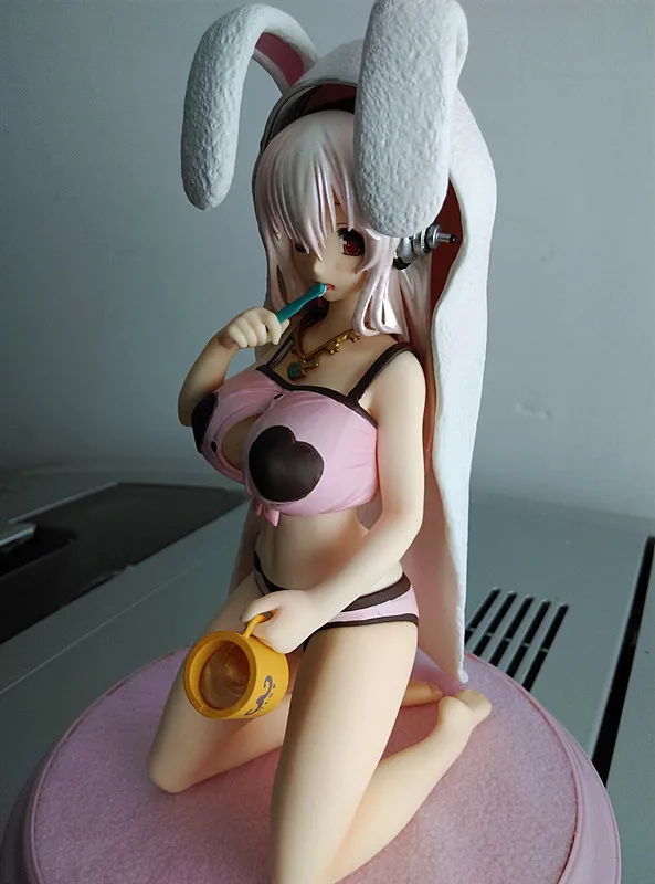 Японская Сексуальная аниме фигурка 20 см оригинальная экшн super sonico Коллекционная