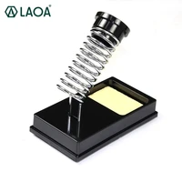 laoa soldering iron support stand station metal base rectangle stand holder base support station safety protecting base