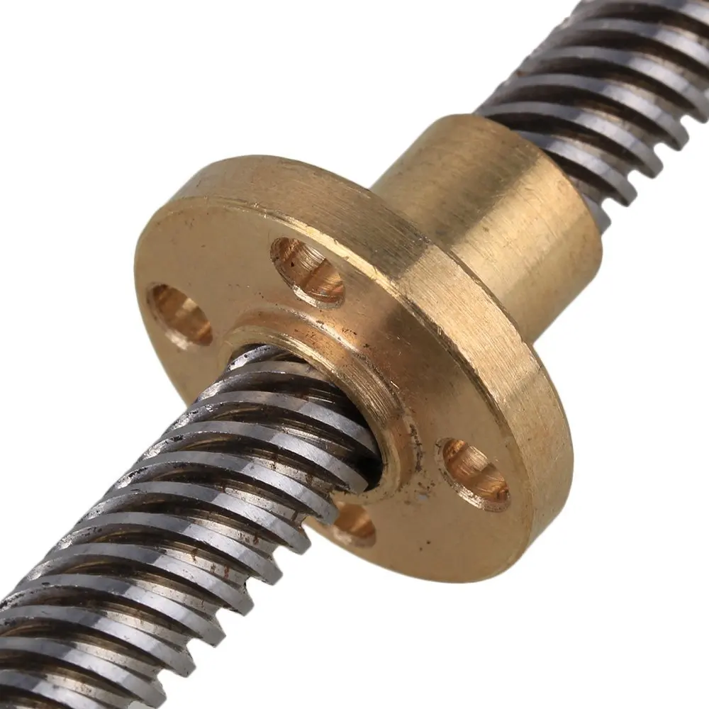 Ходовой винт 300 мм ходовой для 3D принтера по оси Z шаг винта 14 нержавеющая сталь с