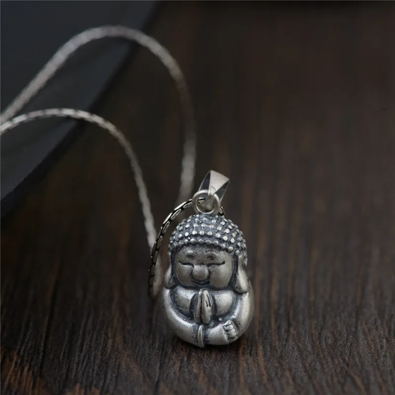 BESTLYBUY 100% подлинное серебро 925 пробы ювелирные изделия Буддизм Ювелирные Подвески