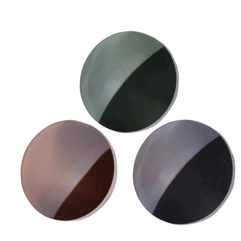 High Quality 1.56 Aspheric Surface Grey/Brown Polarized Lenses Prescription Myopia Sunglasses Lens UV Protection 2Pieces | Аксессуары