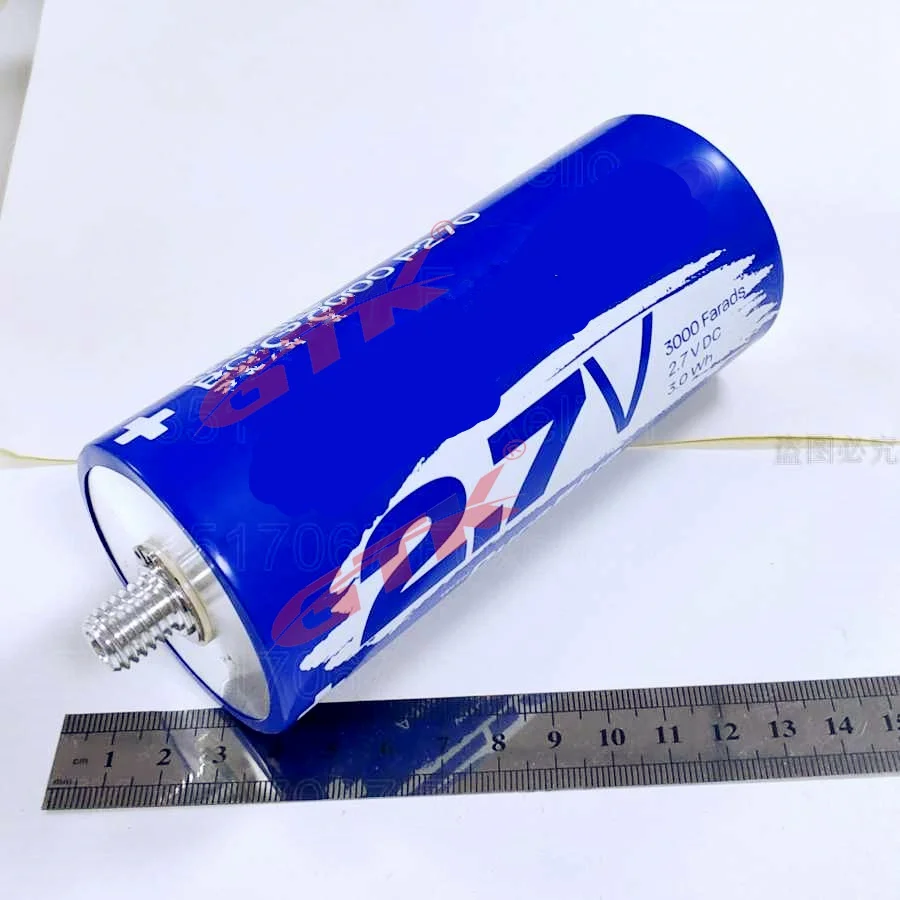 1 шт. 2 7 v 3000F Суперконденсатор ультраконденсатор начать Мощность супер фарадный