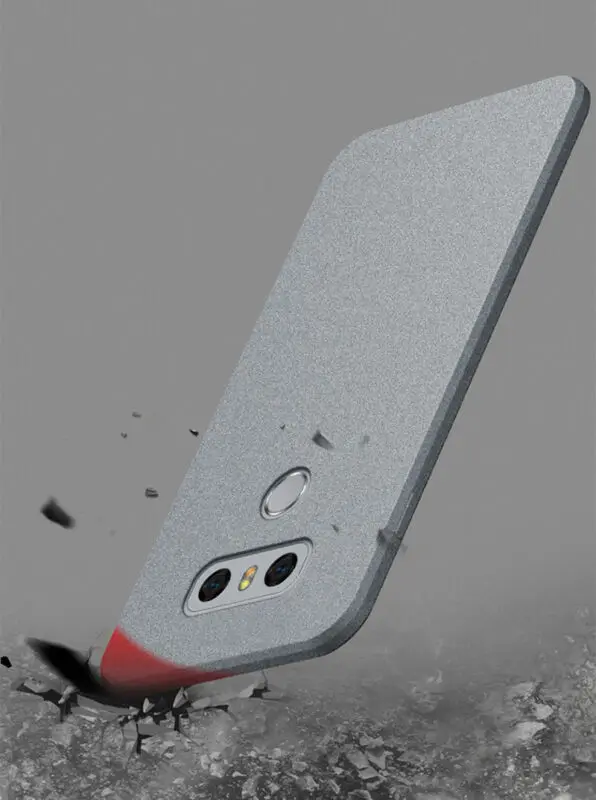 YISHANGOU Чехлы для LG G5 G6 G7/Q6 Q8 V30 V40, тонкий мягкий силиконовый чехол из ТПУ с песчаником, Матовый ультратонкий чехол из ТПУ с двумя камерами