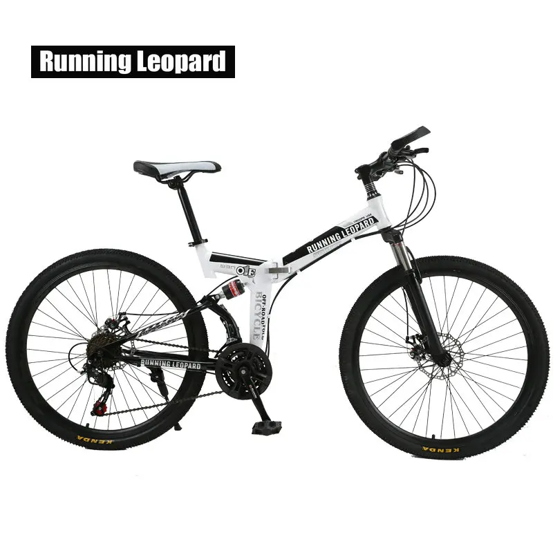 Запуск Leopard складной bicycmountain велосипед 26-дюймовый стальной 21 скорость велосипеды двойной дисковые тормоза с дорожных велосипедов гоночный bicyc BMX БИК