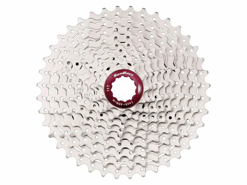 Sunracing CSMX3 MTB 10 скоростной велосипед кассета 11 42T 40T широкий коэффициент ED черный