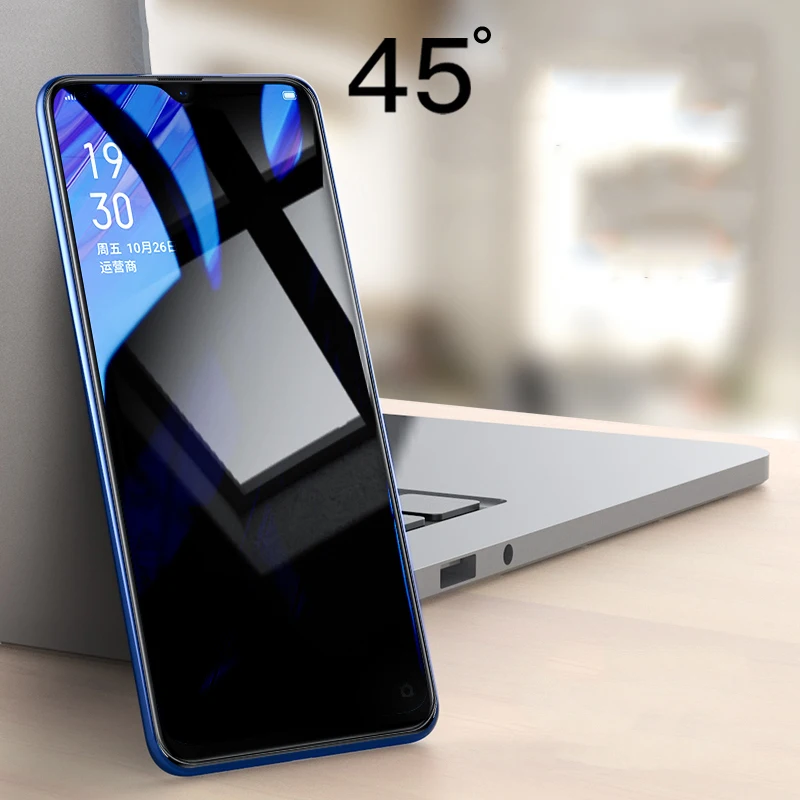 MicroData для OPPO A5X AX5S AX7 Pro A9 9H Передняя антишпионская защитная пленка из закаленного стекла с антибликовым покрытием