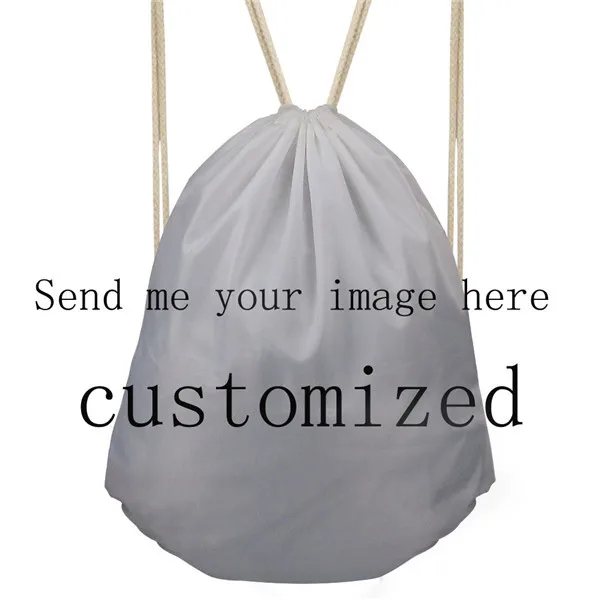 send me image FORUDESIGNS/Детский Школьный рюкзак, одежда для собак, женские сумки на шнурке, пляжный рюкзак для девочек-подростков, комплект рюкзаков - Цвет: send me image