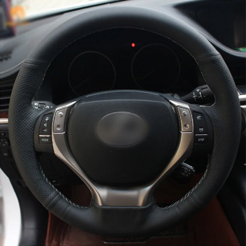 Чехол на рулевое колесо с пришивкой подходит для Lexus ES250 ES300h GS250 GS300h RX270 RX350 |