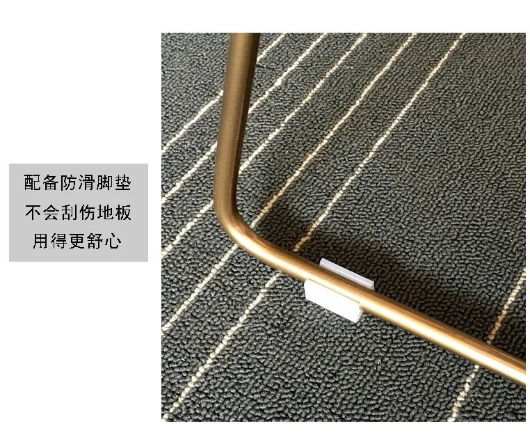 

2pcs PACK, Steel Wire Chair with Cushion in Black/White/Golden