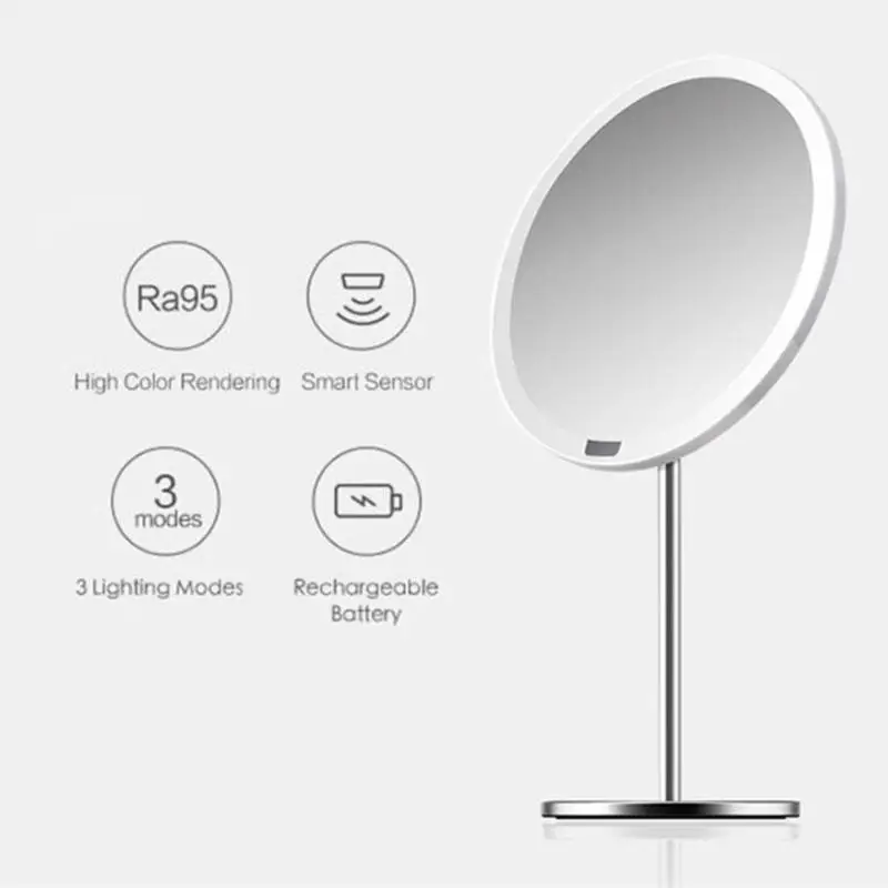 Xiaomi Yeelight зеркало для макияжа с светодиодный светильник с регулируемой яркостью умный датчик движения ночного света зеркала макияжа Косметический зеркальный инструмент