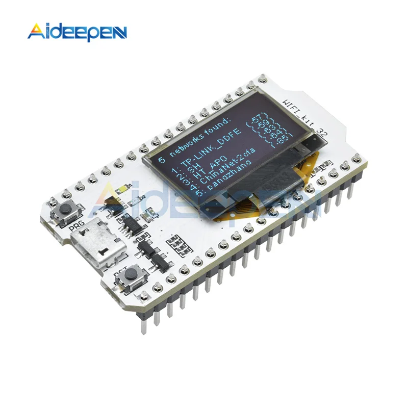 Цифровая плата разработки ESP32 0 96 дюйма OLED Wi Fi Bluetooth ESP8266 ESP12F CP2102 модуль для