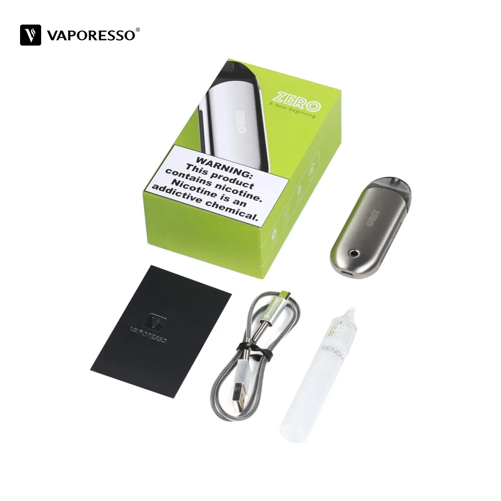 Электронная сигарета Vaporesso Renova Zero Pod с 2 мл картриджами аккумулятором 650 мА · ч |