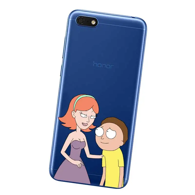 N369 Rick Morty Funny Soft TPU Silicone Case Cover For Huawei Honor 8C 8X 9 10 20i V10 V20 Note10 Max Lite Magic2 |